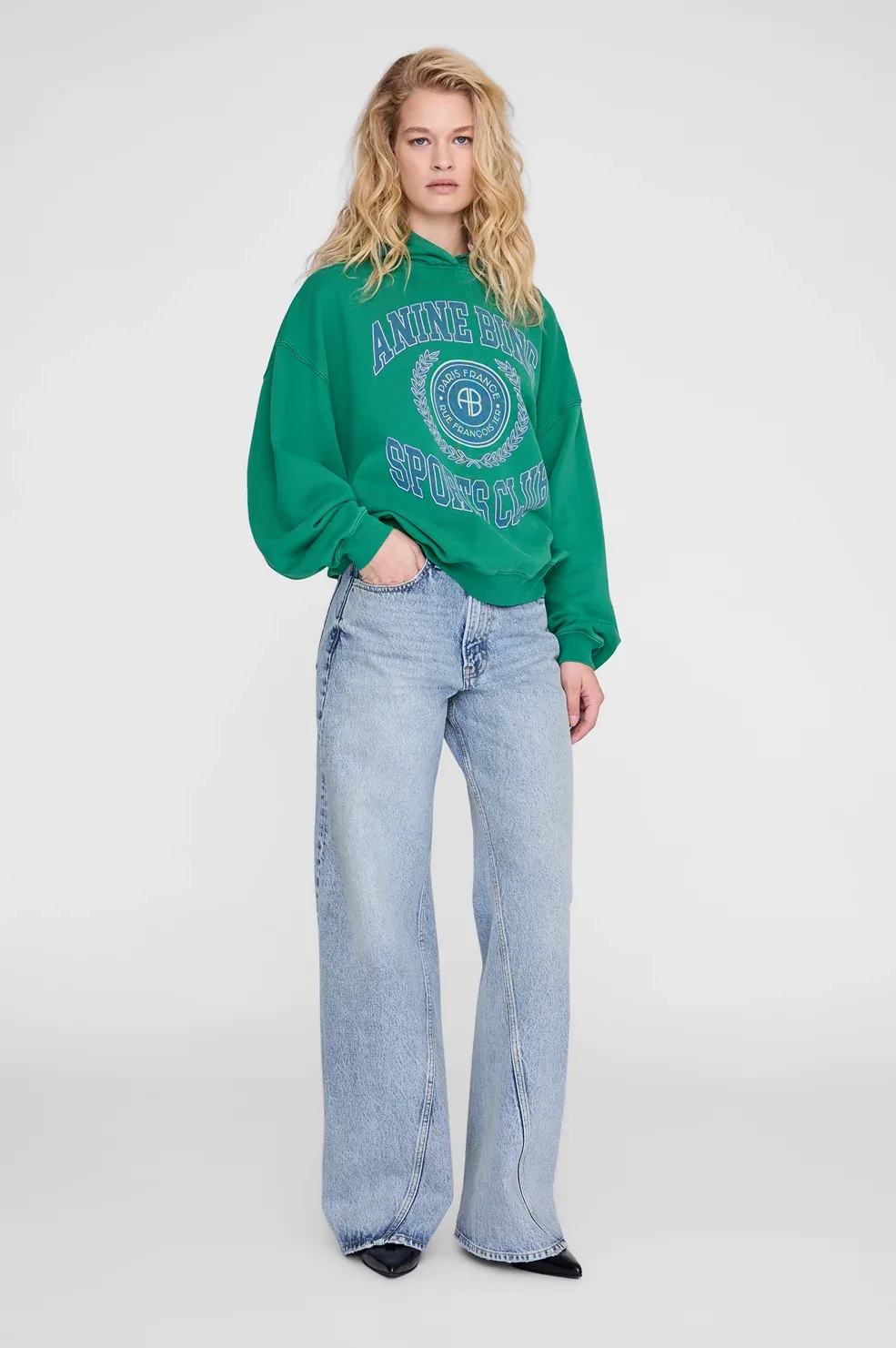 Harvey Sweatshirt Collegiate by ANINE BING