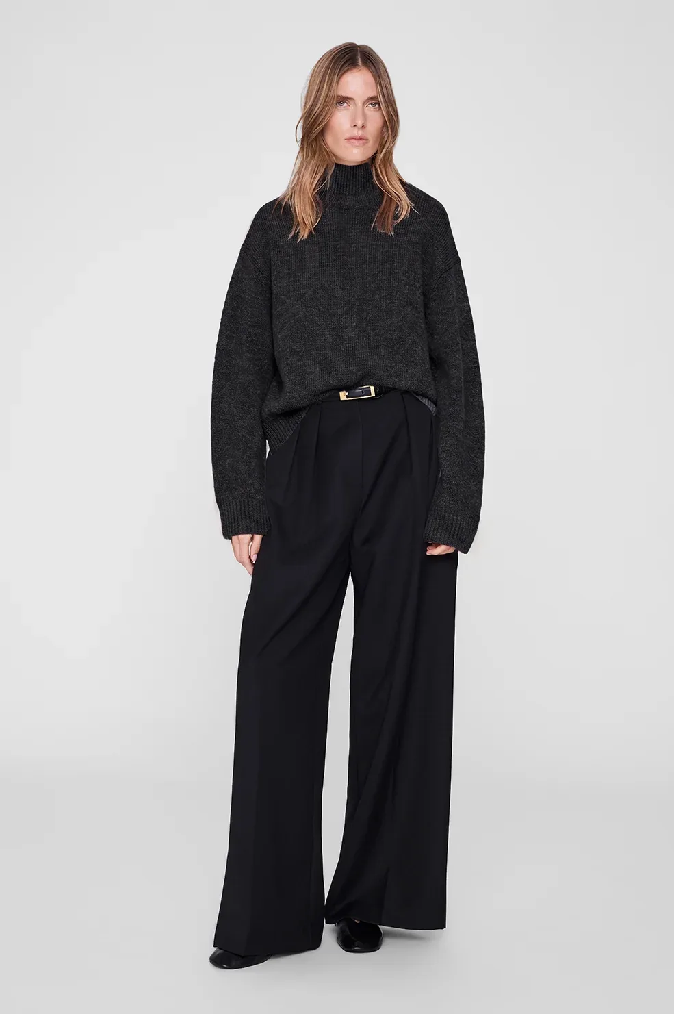 Alma Turtleneck Sweater by ANINE BING