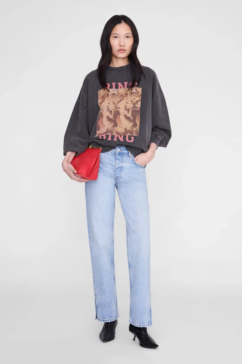 Miles Sweatshirt Tiger Bing by ANINE BING