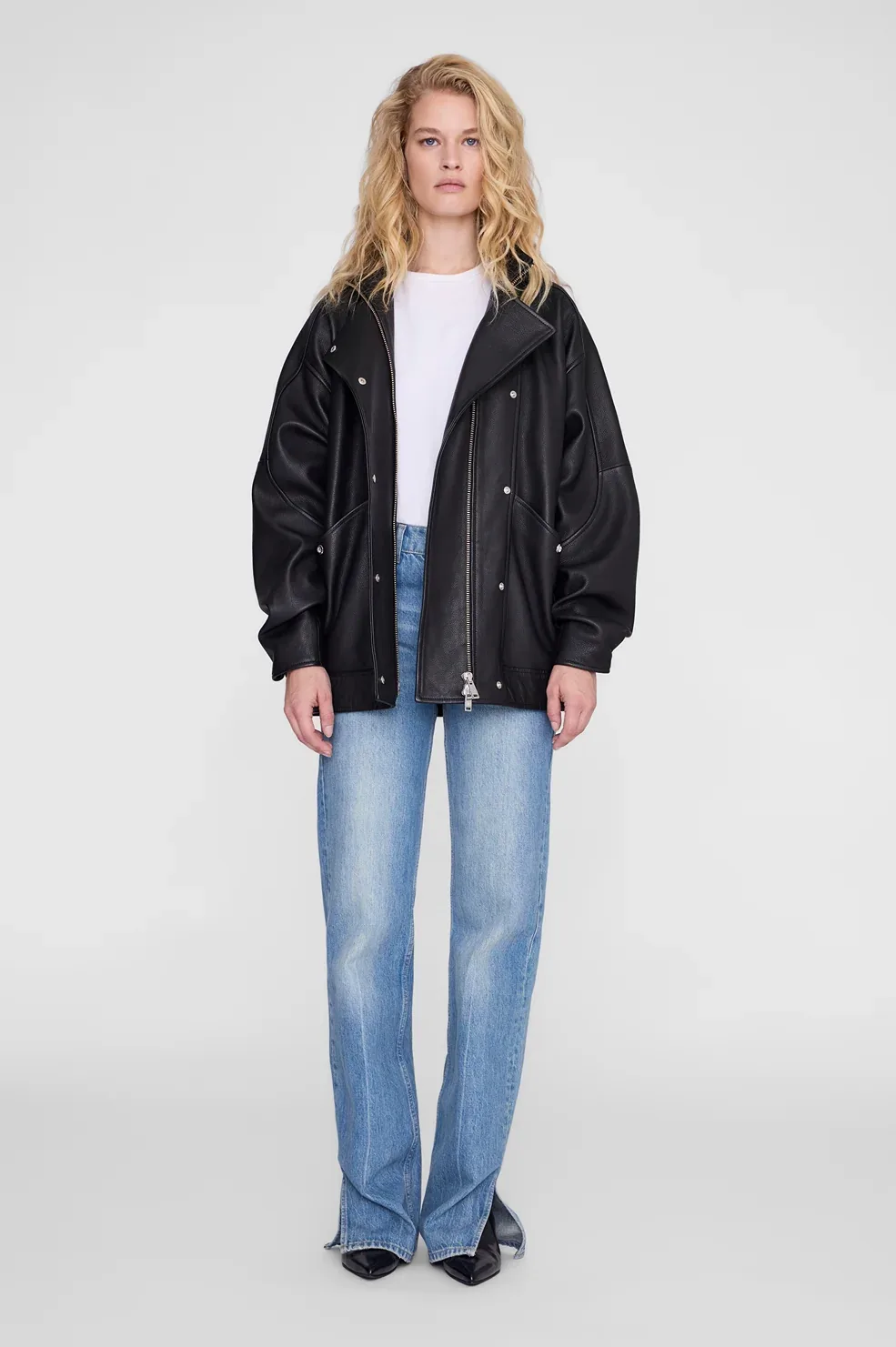 Sandy Jacket Leather by ANINE BING