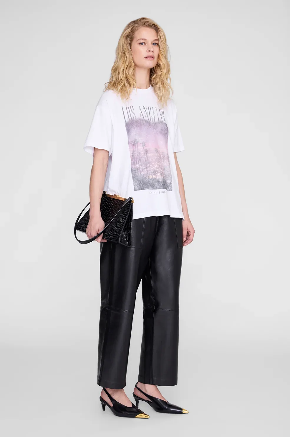 Cade Tee Los Angeles by ANINE BING