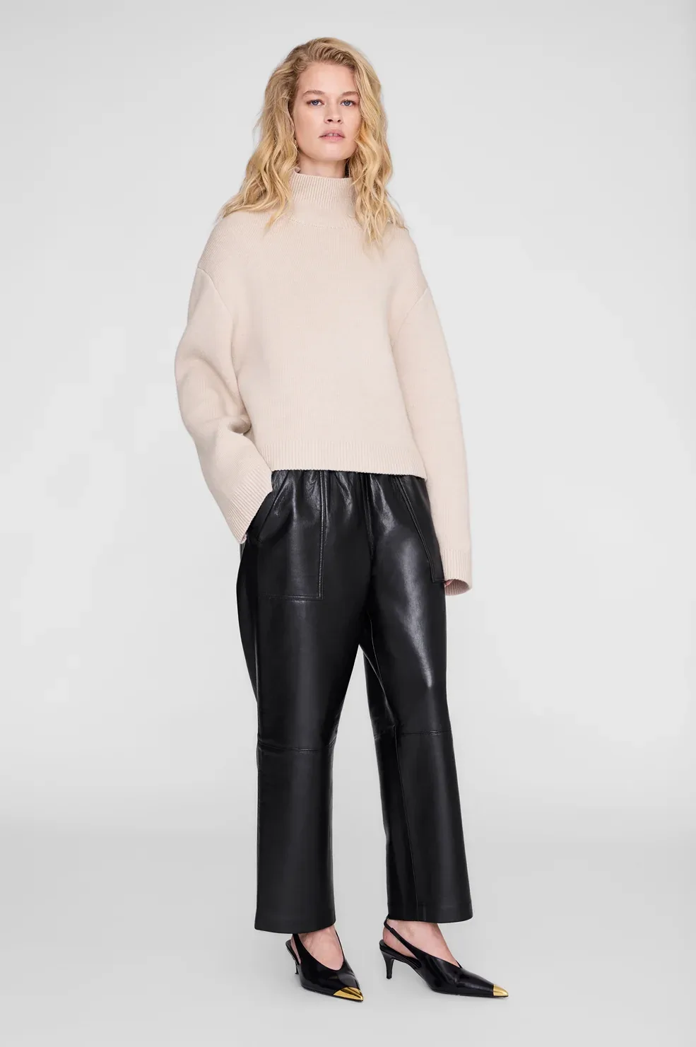 Billy Pant Recycled Leather by ANINE BING