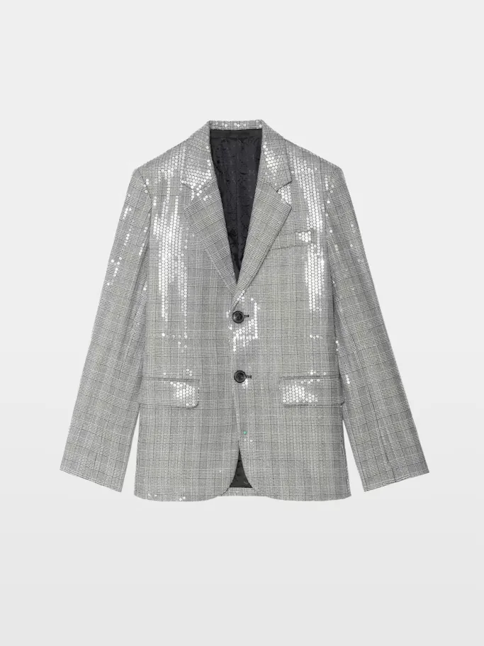 Vanille Sequin Blazer by Zadig & Voltaire