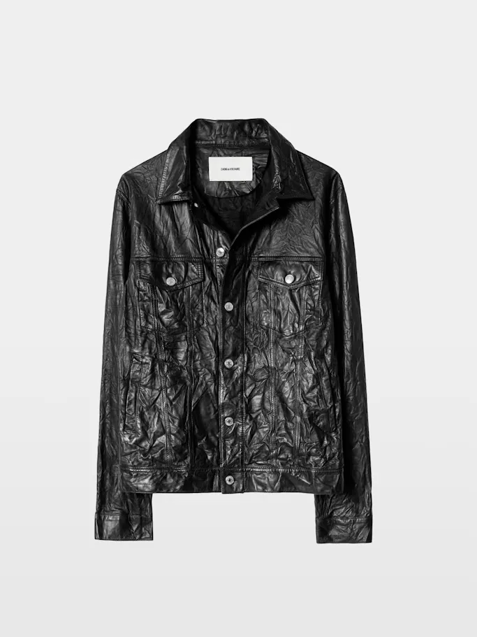 Base Leather Jacket by Zadig & Voltaire