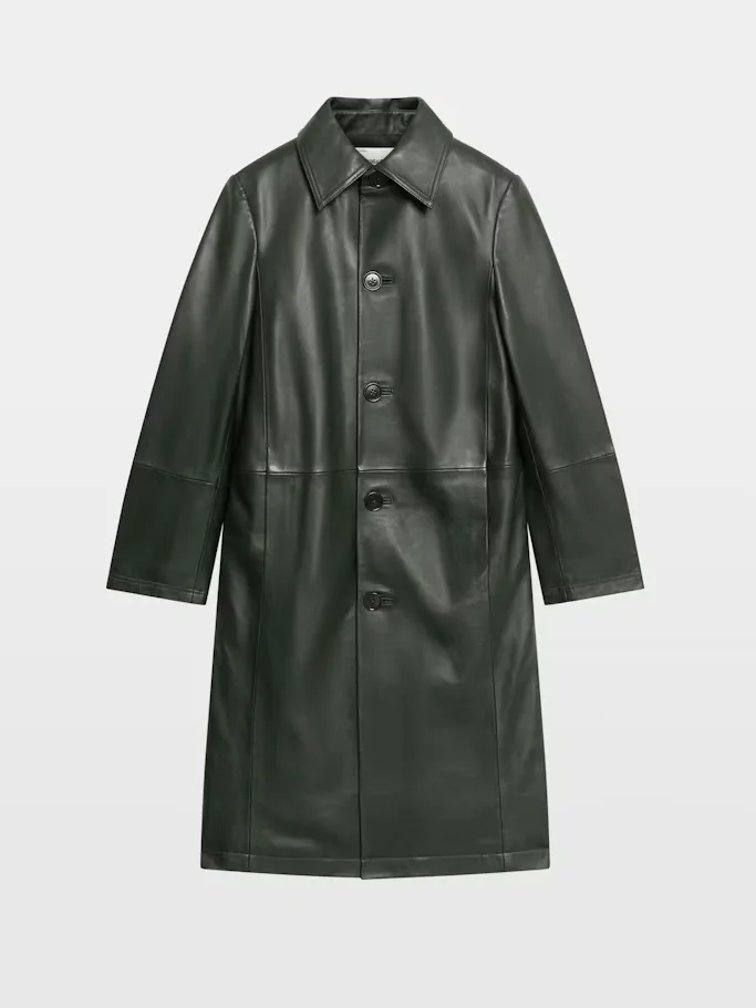 Mentlyr Leather Coat by Zadig & Voltaire