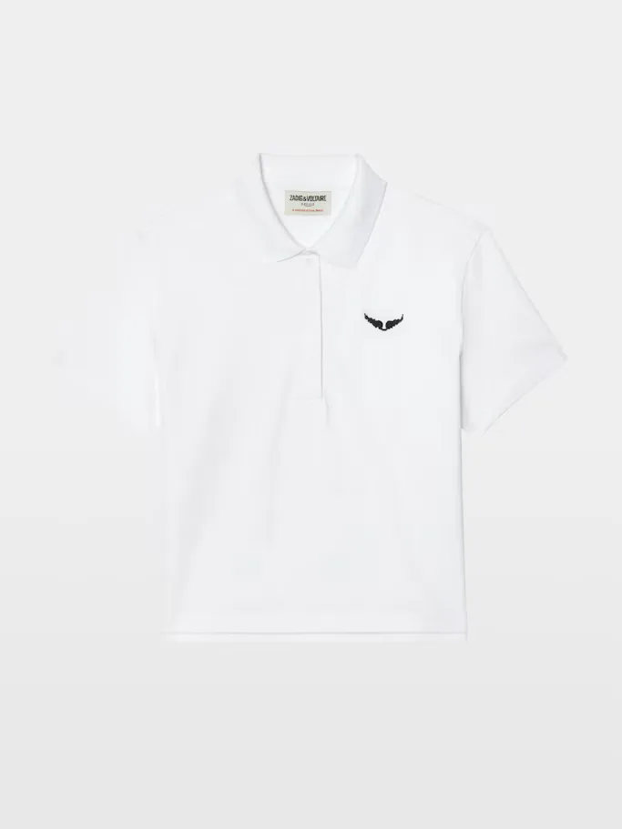 Mirta Cropped Polo Shirt by Zadig & Voltaire
