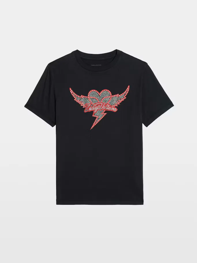 Edwin Embellished T-Shirt by Zadig & Voltaire