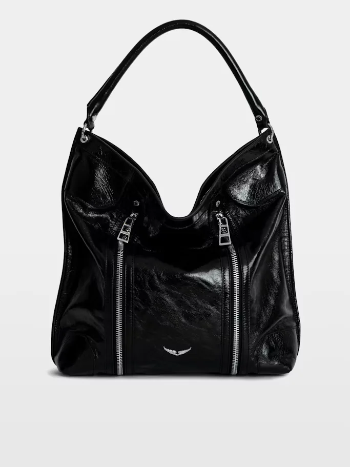 Sunny Hobo Vintage Patent Bag by Zadig & Voltaire