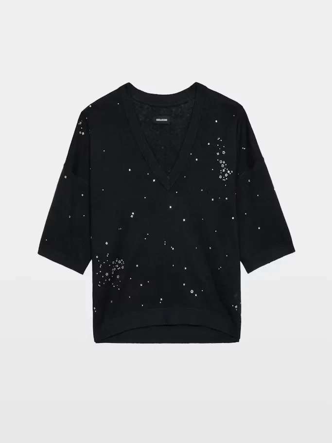 Wully Diamant Sweater - Stone by Zadig & Voltaire