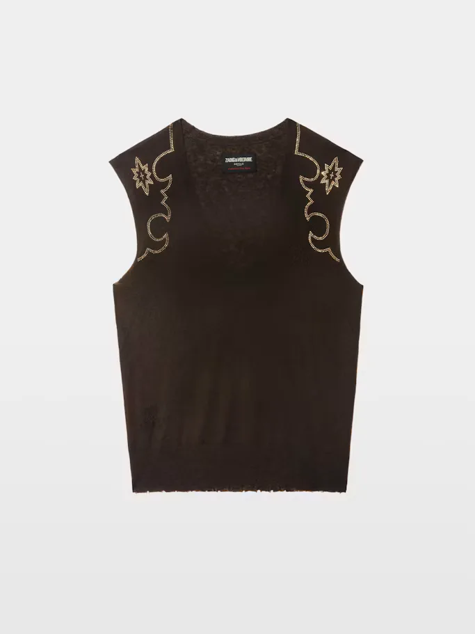 Vicky Embellished Cashmere Sweater by Zadig & Voltaire