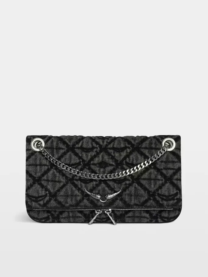 Rock II Monogram Clutch by Zadig & Voltaire