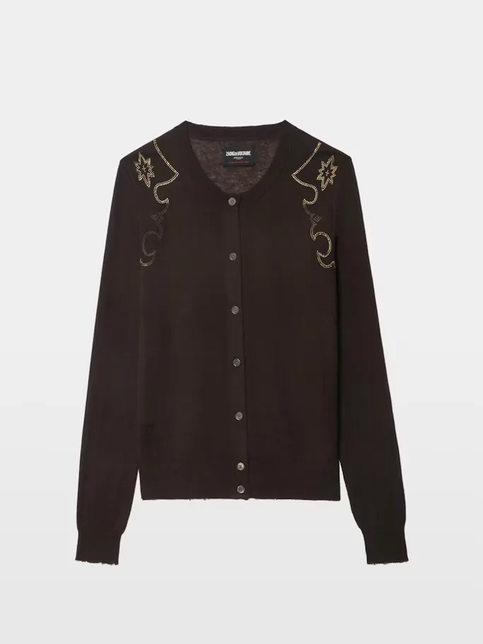 Missya Embellished Cashmere Cardigan by Zadig & Voltaire