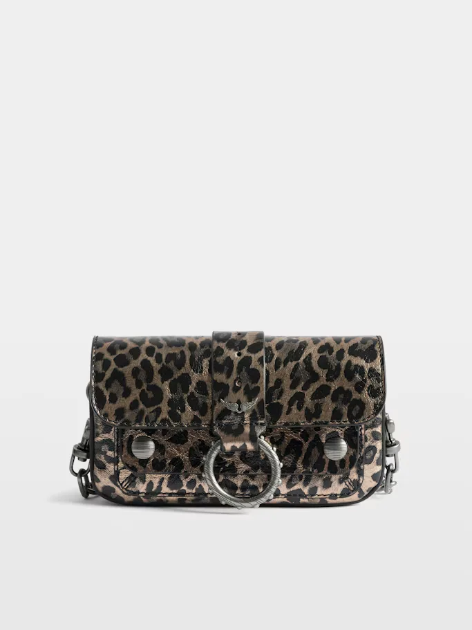 Kate Wallet Metal Leopard Bag by Zadig & Voltaire