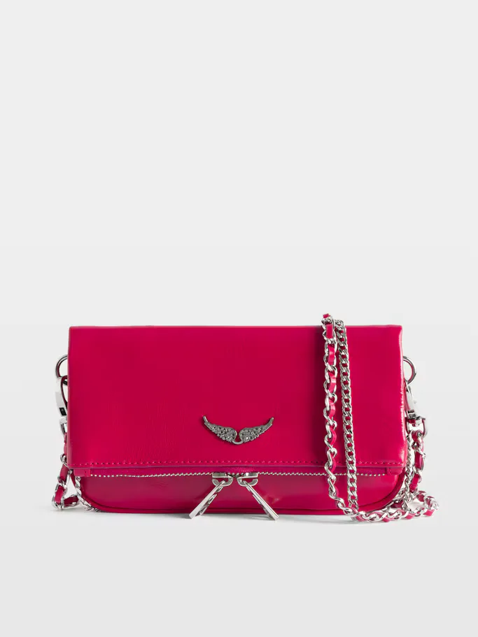 Rock Mini Vintage Patent Clutch
