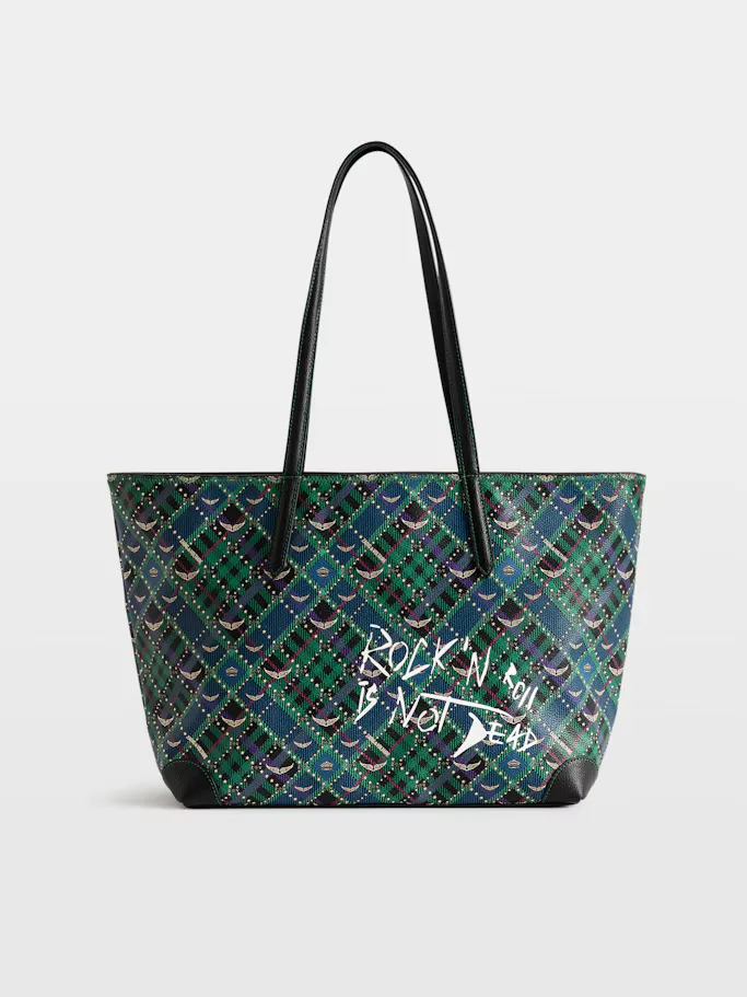 Z Shopper Punk Check Bag by Zadig & Voltaire