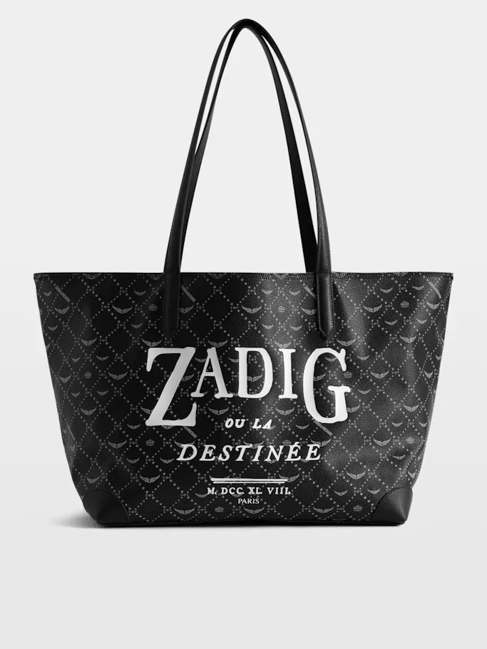 Z Shopper XL Monogram Book Tag Bag by Zadig & Voltaire