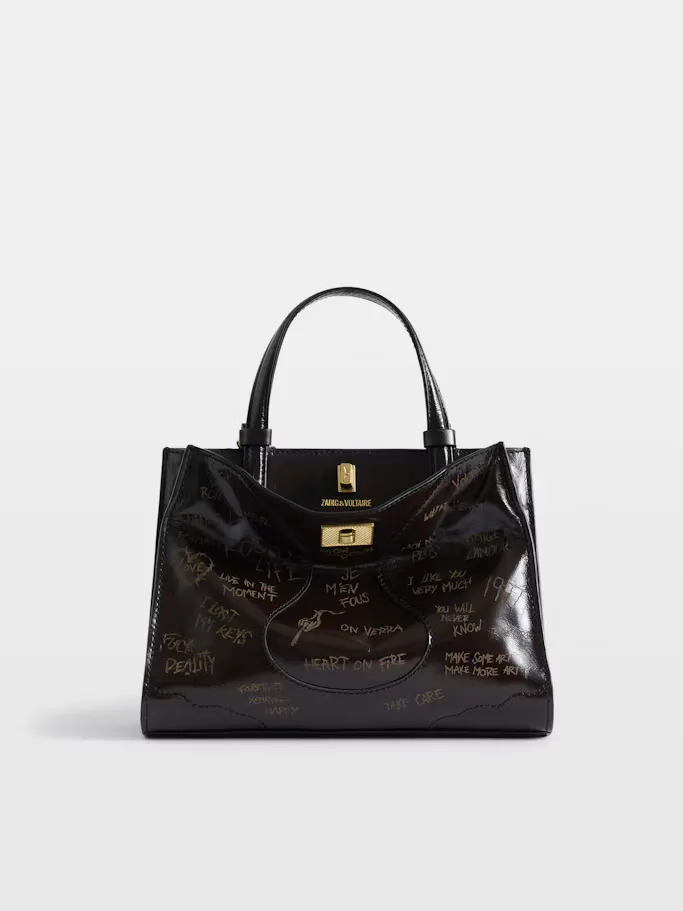 Jack Mini Vintage Patent Laser Bag by Zadig & Voltaire