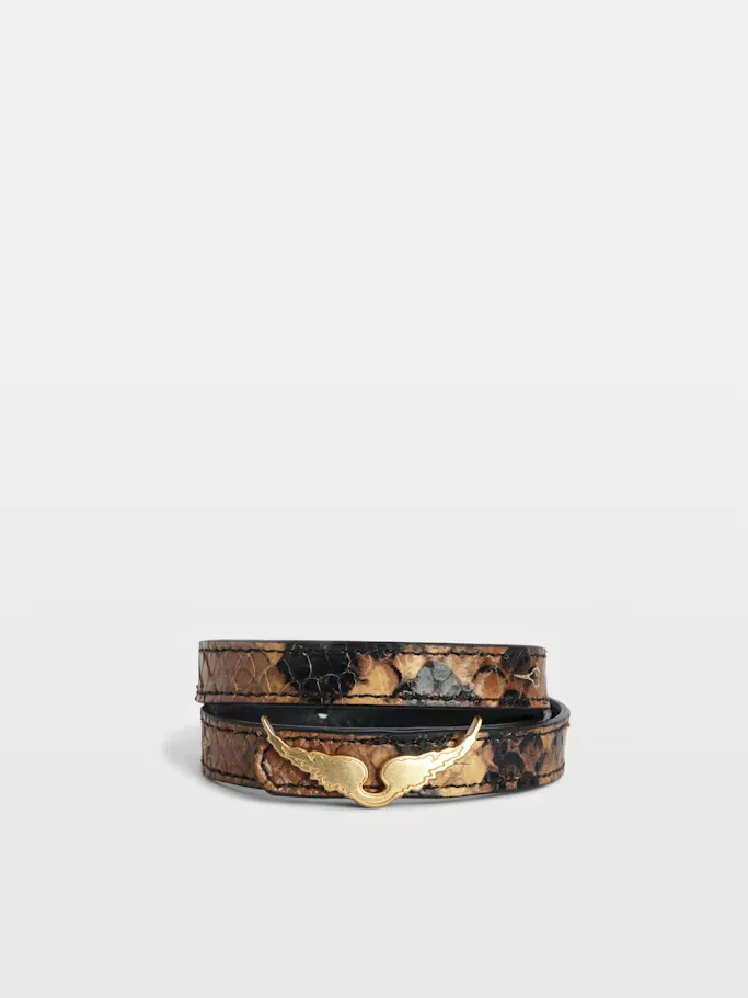Rock Leather Bracelet by Zadig & Voltaire