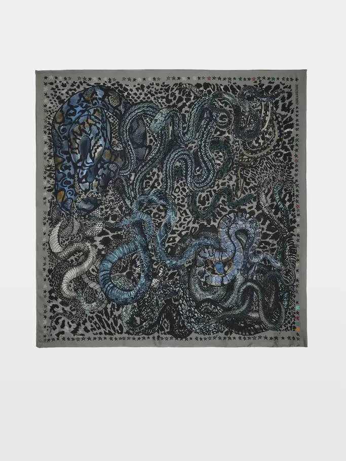 Billie Snakes Scarf by Zadig & Voltaire