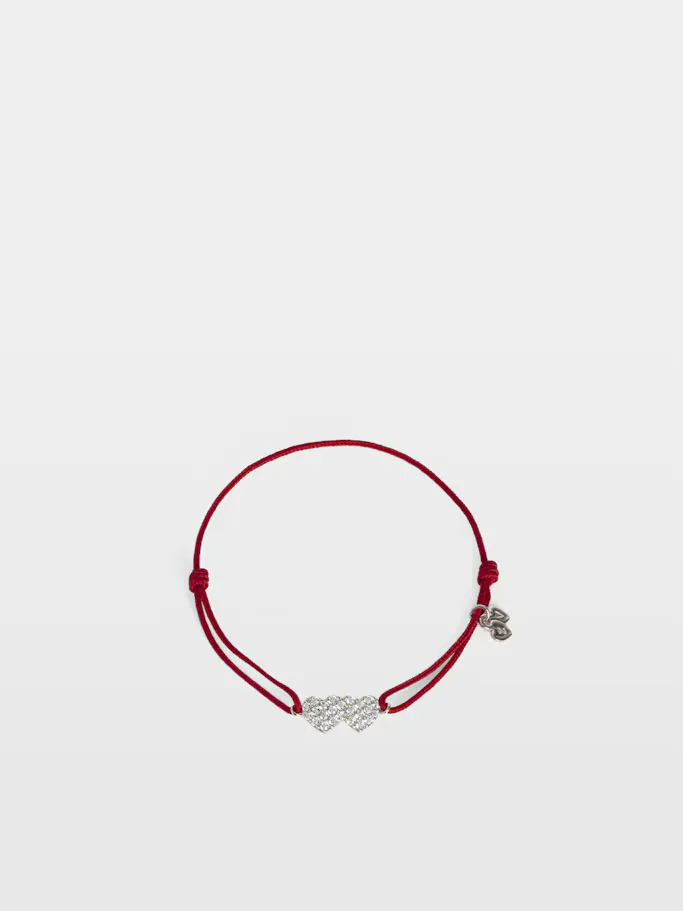 Zadig Link Heart Strass Bracelet by Zadig & Voltaire