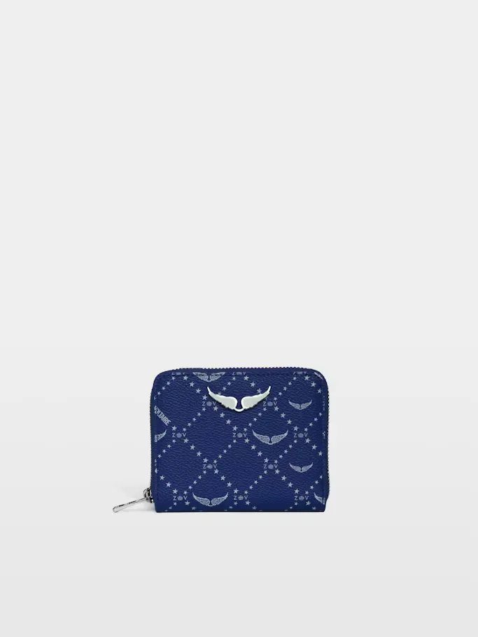 Mini ZV Monogram Wallet by Zadig & Voltaire