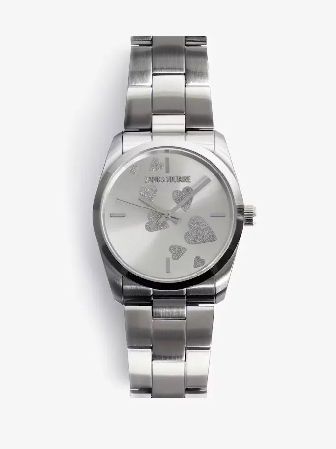 Zadig Strass Heart Watch by Zadig & Voltaire
