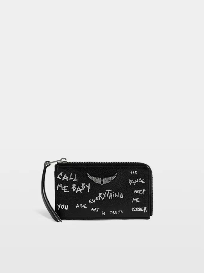 ZV Card Graffiti Card Holder by Zadig & Voltaire