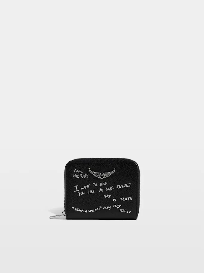 Mini ZV Graffiti Wallet by Zadig & Voltaire