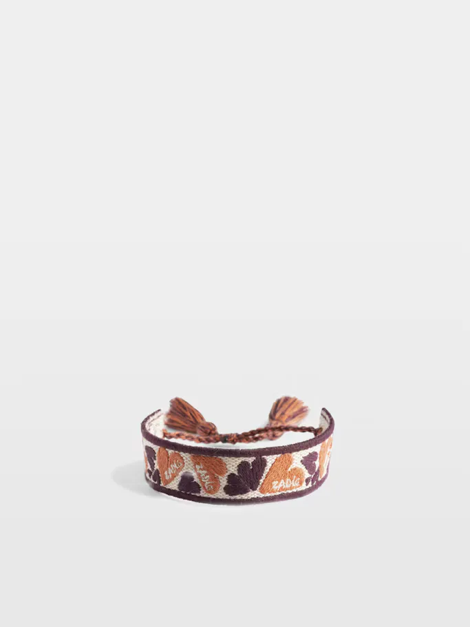 Zadig Woven Heart Bracelet by Zadig & Voltaire