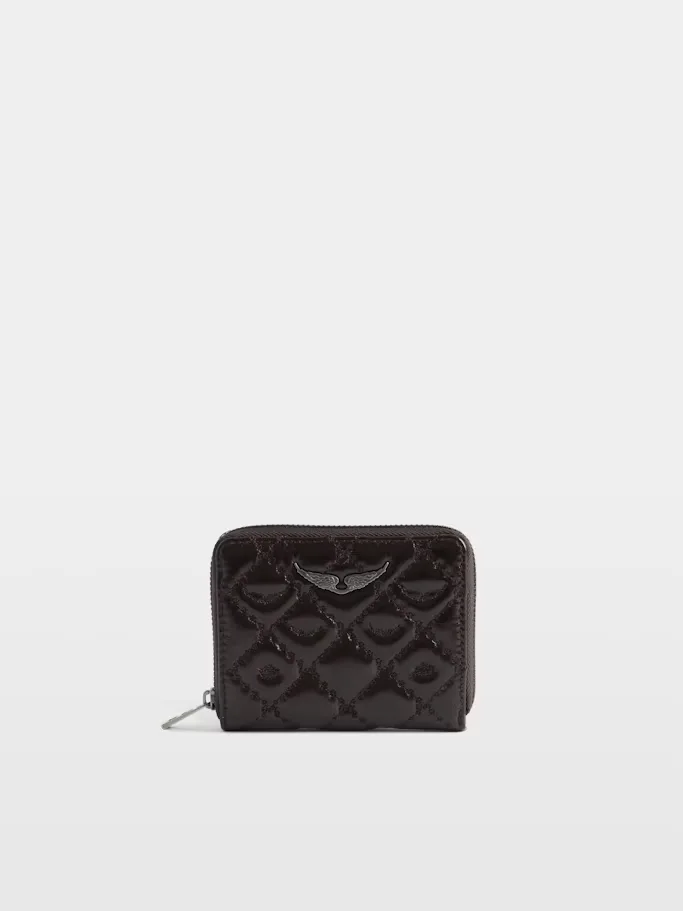 Mini ZV Vintage Monogram Wallet by Zadig & Voltaire