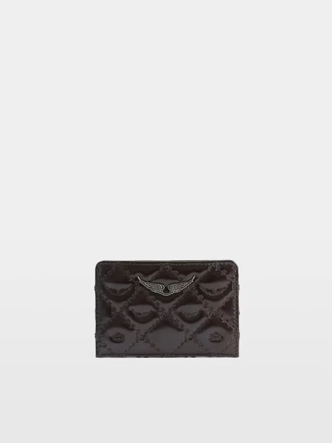 ZV Pass Vintage Monogram Cardholder by Zadig & Voltaire
