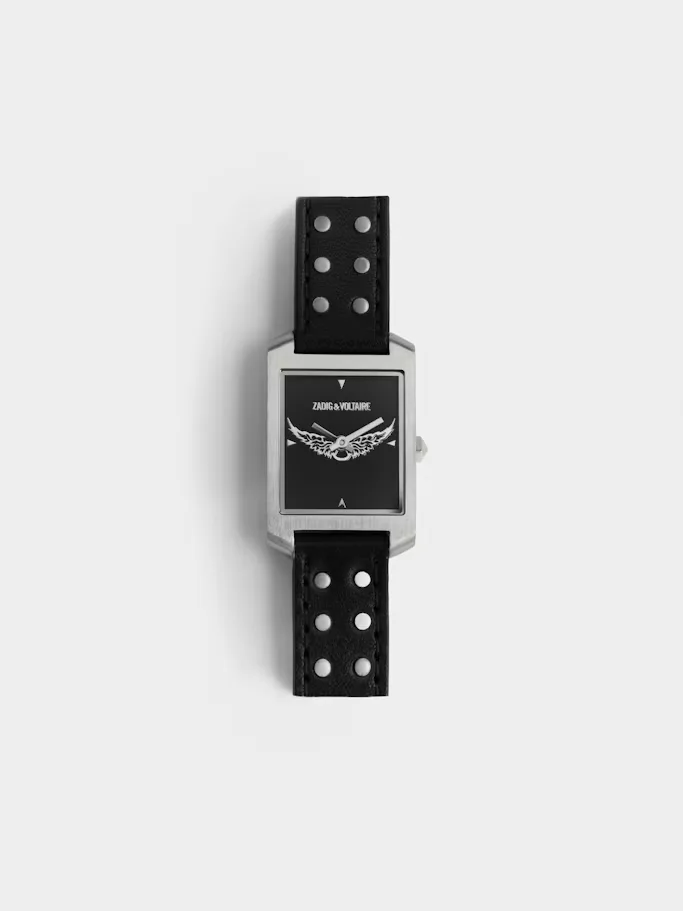 Voltaire Leather Studs Watch by Zadig & Voltaire