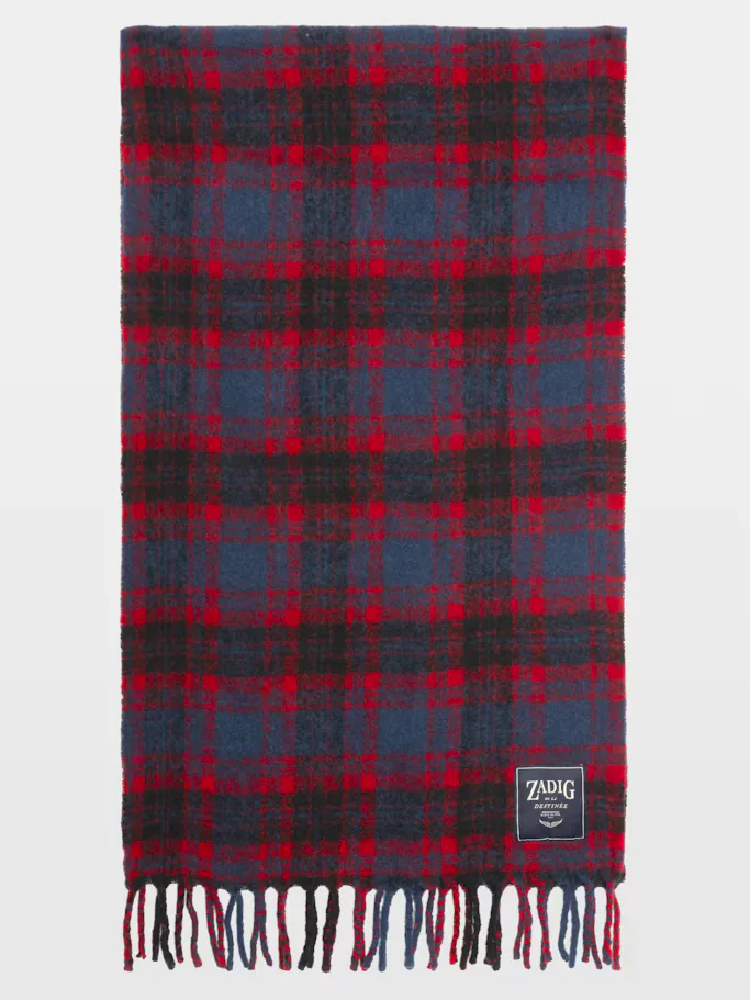 Joan Tartan Scarf by Zadig & Voltaire