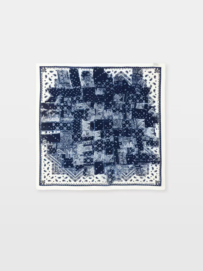 Blondie 85 Denim Bandana Scarf by Zadig & Voltaire