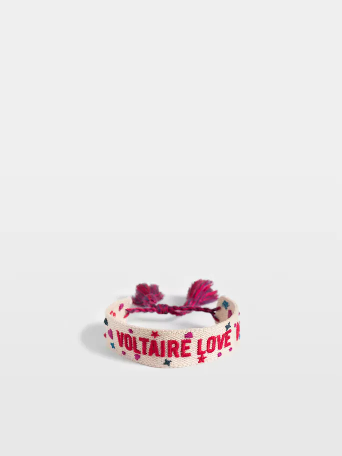 Zadig Love Woven Bracelet by Zadig & Voltaire