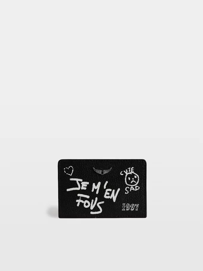 ZV Pass Arty Tag Card Holder by Zadig & Voltaire