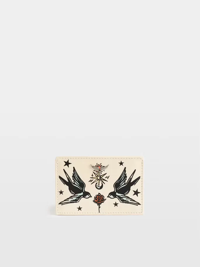ZV Pass Tattoo Card Holder by Zadig & Voltaire