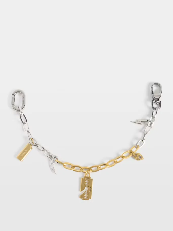 Chain Charms Key Ring by Zadig & Voltaire