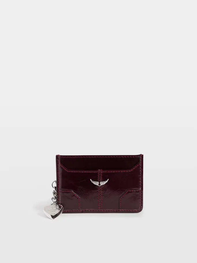 Sunny Pass Vintage Patent Card Holder by Zadig & Voltaire