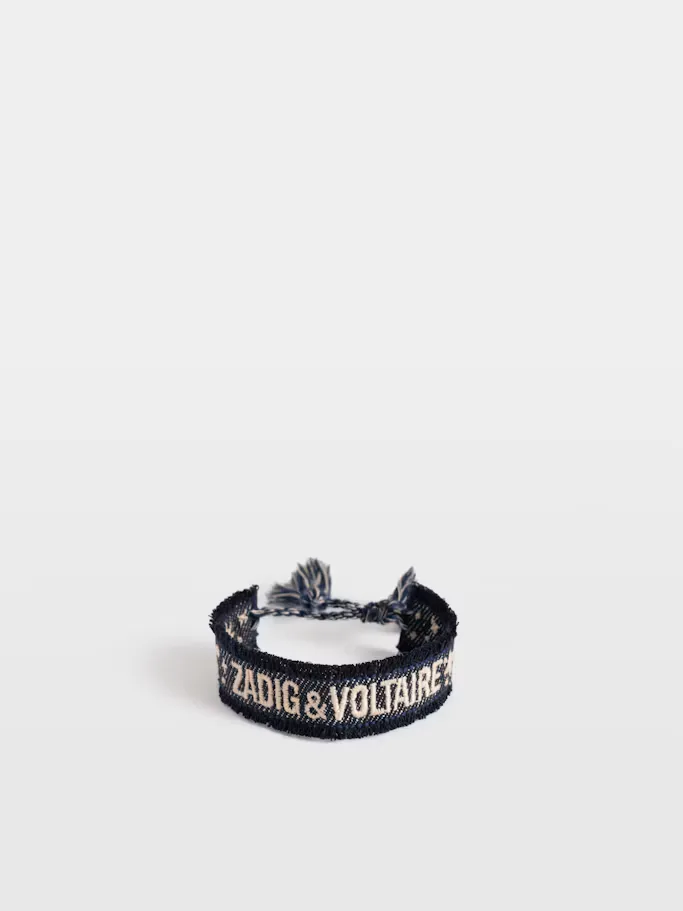 Zadig Woven Bracelet - Denim by Zadig & Voltaire