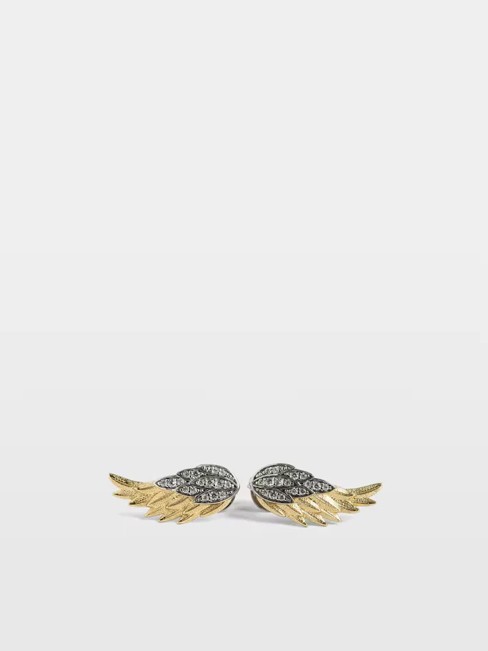 Rock Feather Earrings by Zadig & Voltaire