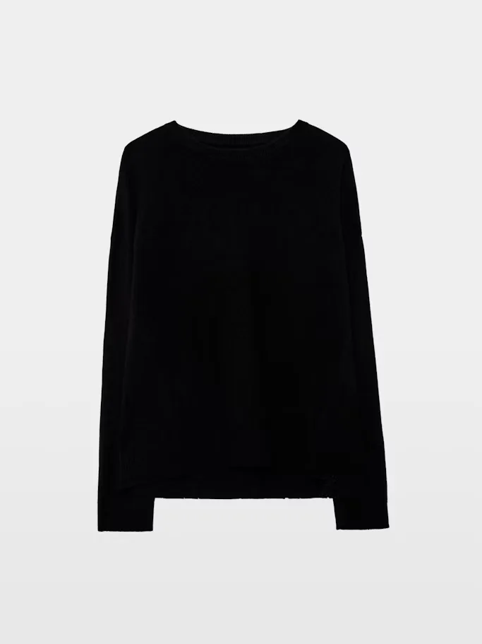 Cici Patch Cashmere Sweater by Zadig & Voltaire