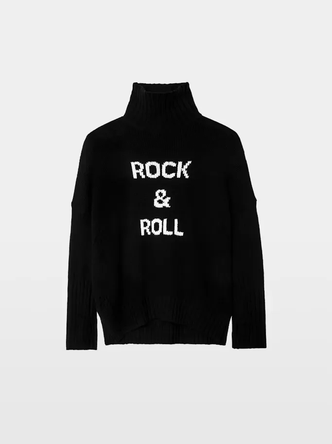 Alma Rock and Roll Turtleneck Sweater by Zadig & Voltaire