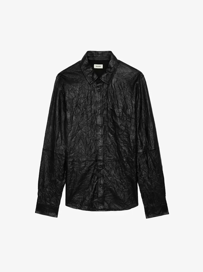 Serge Leather Shirt by Zadig & Voltaire