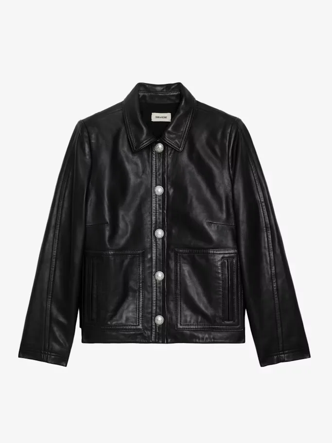 Litchi Leather Jacket by Zadig & Voltaire