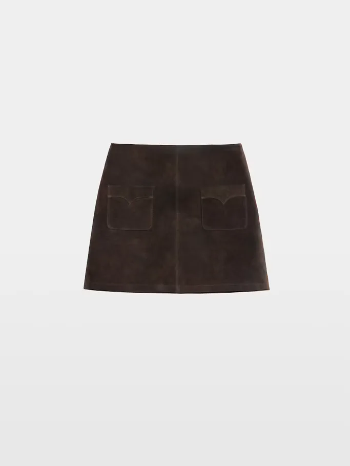 Jaime Suede Leather Skirt by Zadig & Voltaire