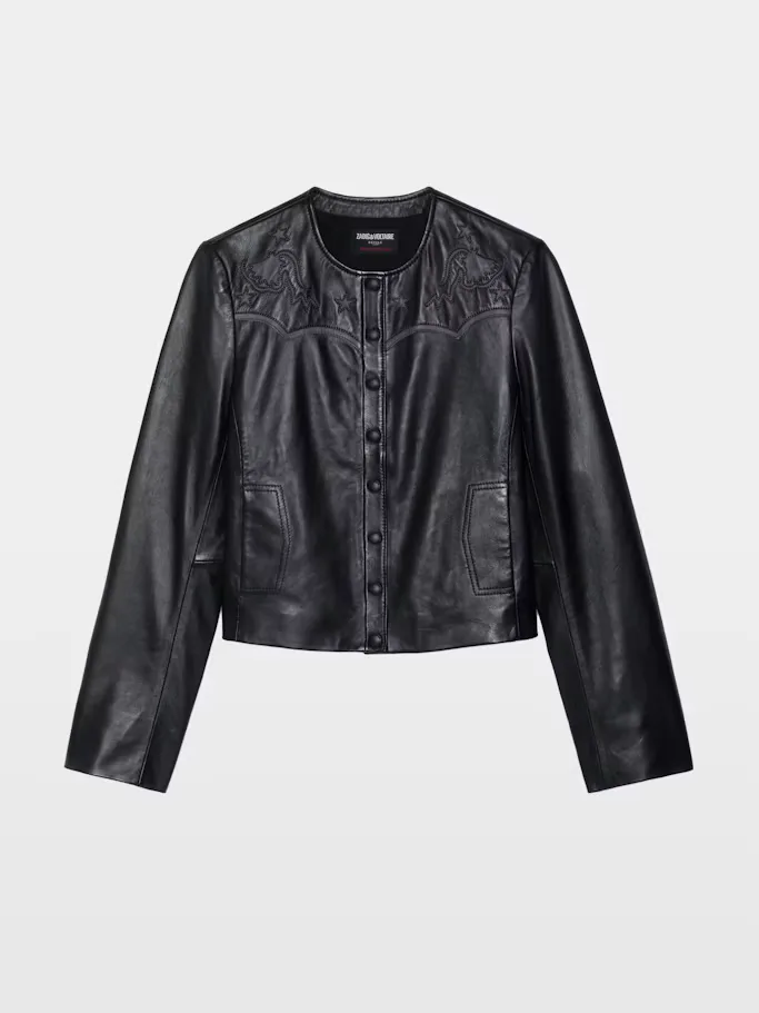 Luxi Leather Jacket by Zadig & Voltaire