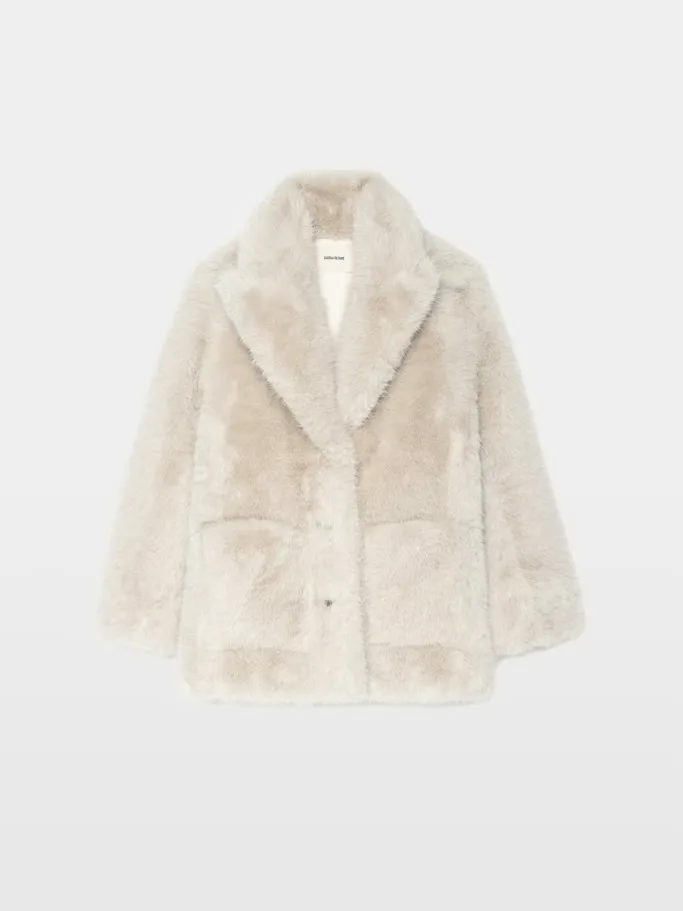 Fleur Faux Fur Coat by Zadig & Voltaire