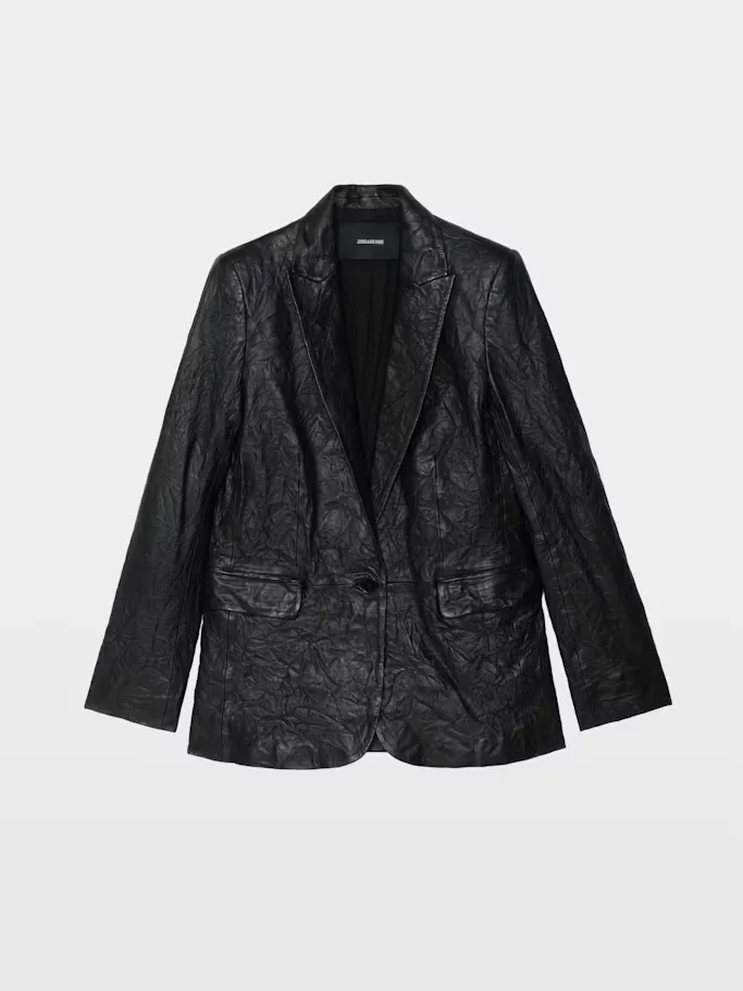 Valse Leather Blazer