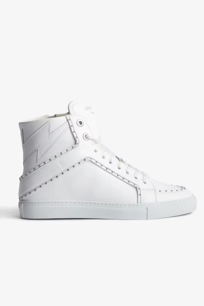 ZV1747 High Flash Studded Sneakers by Zadig & Voltaire